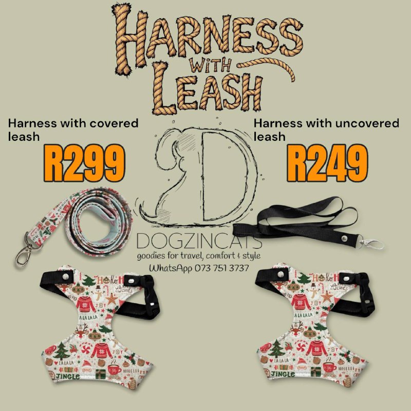 Harness and leash for dogs Harness and leash for dogs