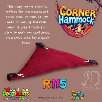 corner hammock for marmosets and sugar gliders corner hammock for marmosets and sugar gliders