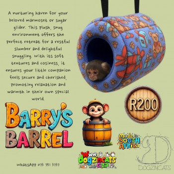 barry's barrel for marmoset monkeys and sugar gliders barry's barrel for marmoset monkeys and sugar gliders