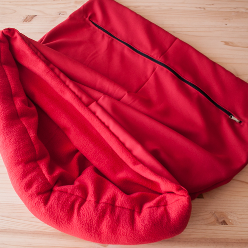 Find zipper at closed end