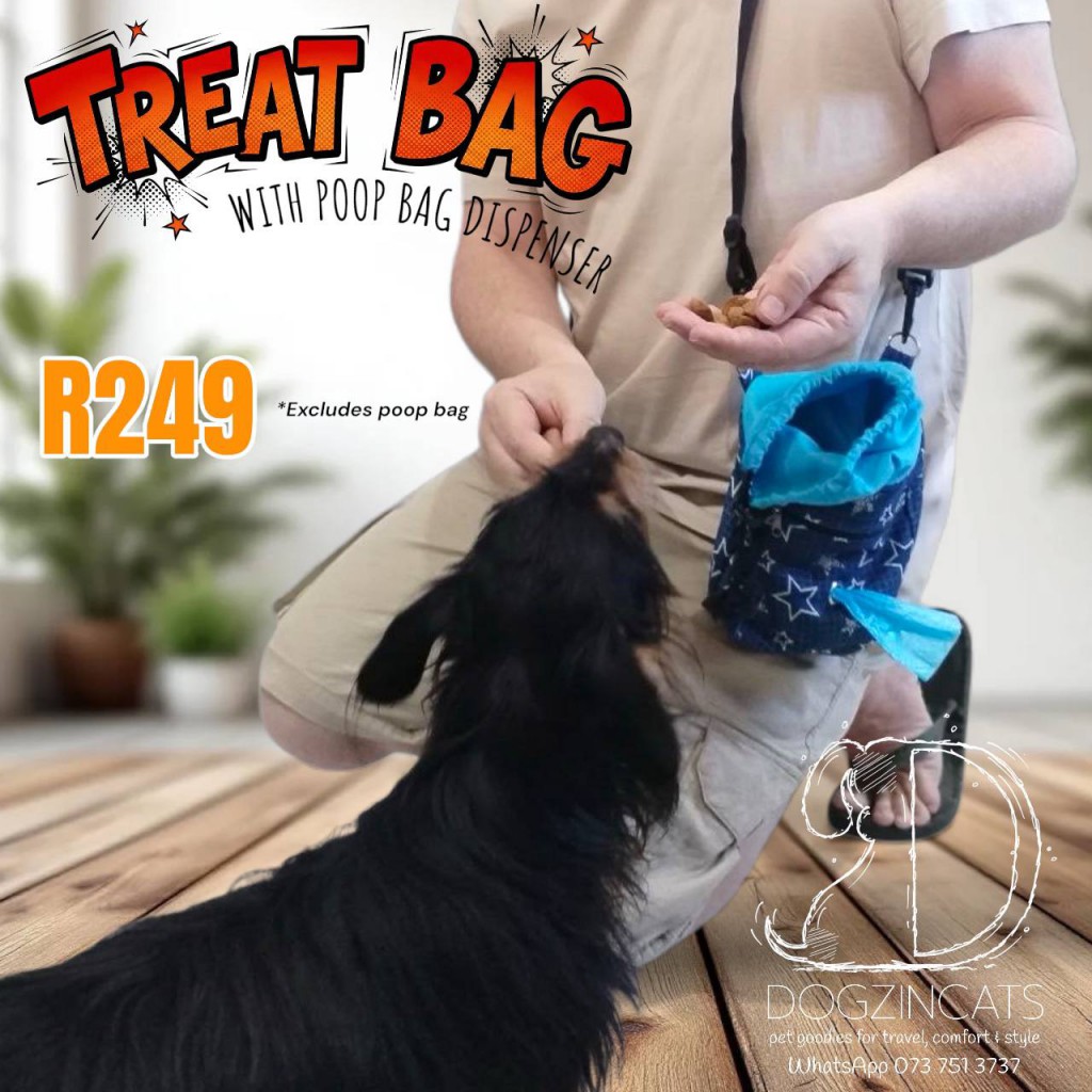 Pet treat bag with poop bag dispenser Pet treat bag with poop bag dispenser
