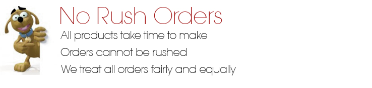 no rush orders no rush orders