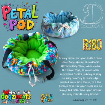Petal pod for marmosets and sugar gliders Petal pod for marmosets and sugar gliders