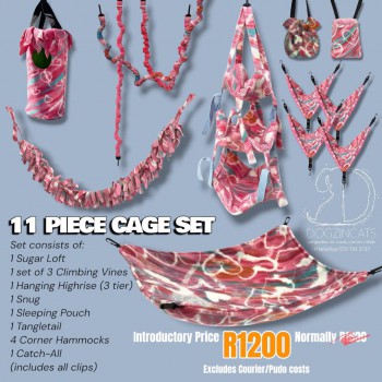 11-Piece Cage St for Marmoset Monkeys and Sugar Gliders 11-Piece Cage St for Marmoset Monkeys and Sugar Gliders